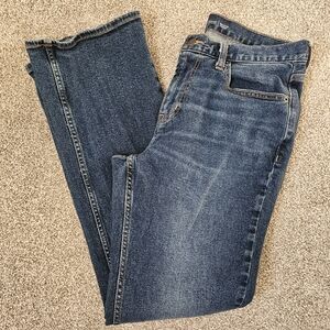 Size 33x32 Old Navy Boot Cut 99% Cotton Jeans 16.5" Waist